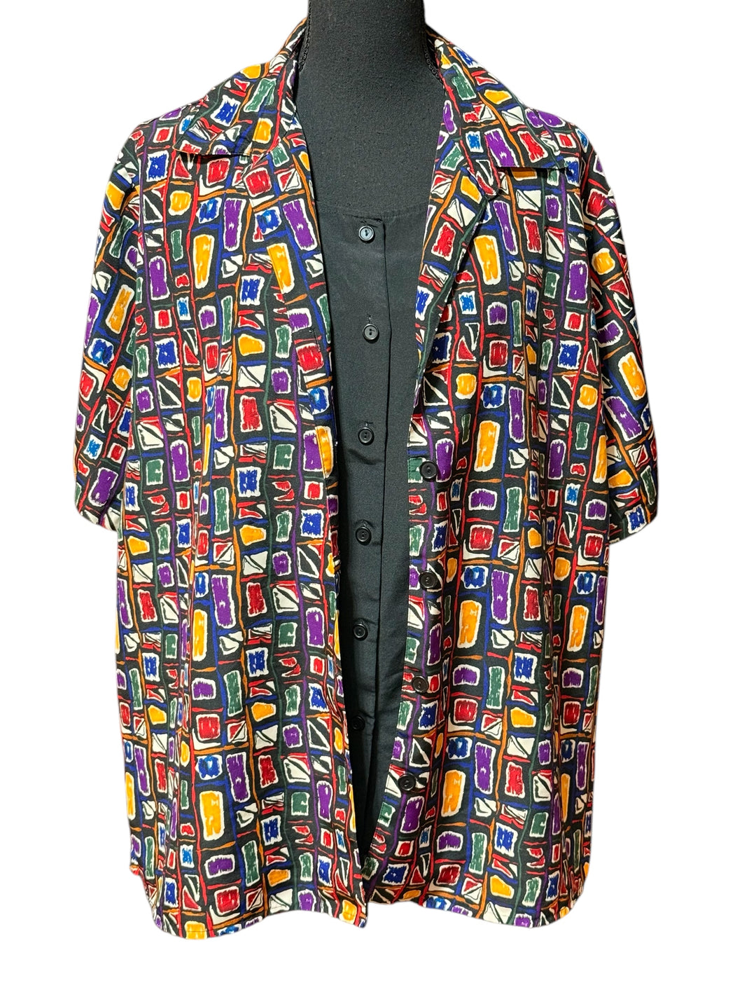 Impressions Geometric Top Sz 2X
