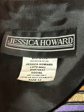 Load image into Gallery viewer, Jessica Howard Metallic Striped Blazer Sz 12
