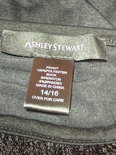 Load image into Gallery viewer, ASHLEY STEWART Black Tassel Top Sz 14/16
