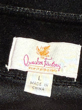 Load image into Gallery viewer, Quacker Factory Black Velvet Beaded Tunic Sz L
