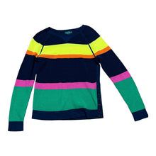 Load image into Gallery viewer, Lauren Ralph Lauren Multicolor Striped Waffle Knit Sweater Sz S
