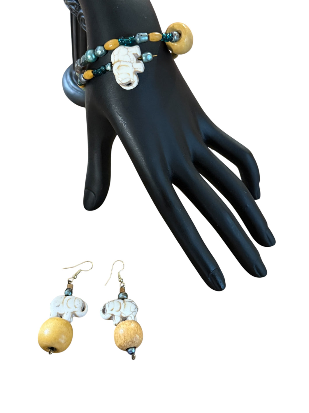 Elephant Bead Gemstone Set