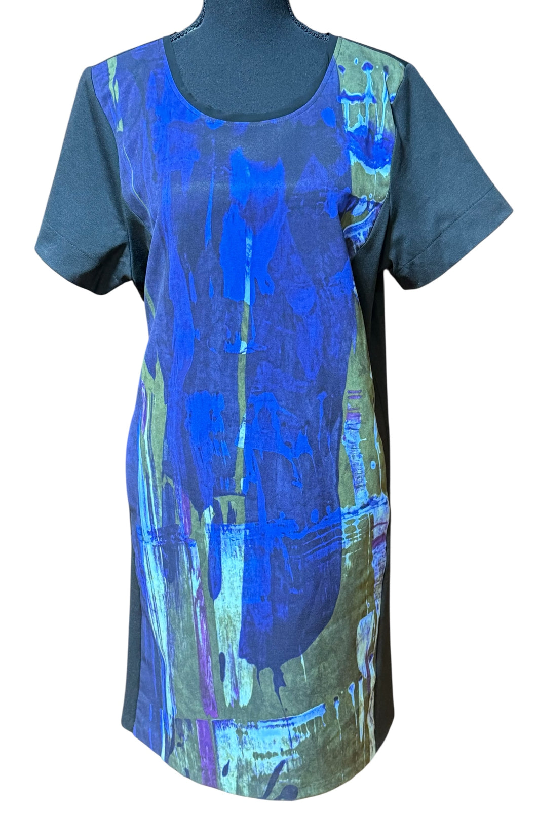 Vera Wang Abstract Dress Fit Sz 14