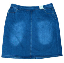 Load image into Gallery viewer, Alivia Ford Curvy Pull On Denim Skirt Sz 24W
