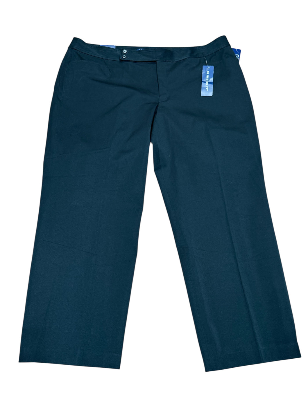 Chaps Black Slacks Sz 24W