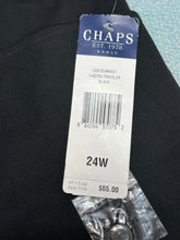 Load image into Gallery viewer, Chaps Black Slacks Sz 24W
