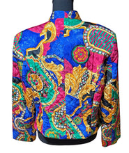 Load image into Gallery viewer, VTG Gay Boyer Baroque Quilted Blazer Sz 14
