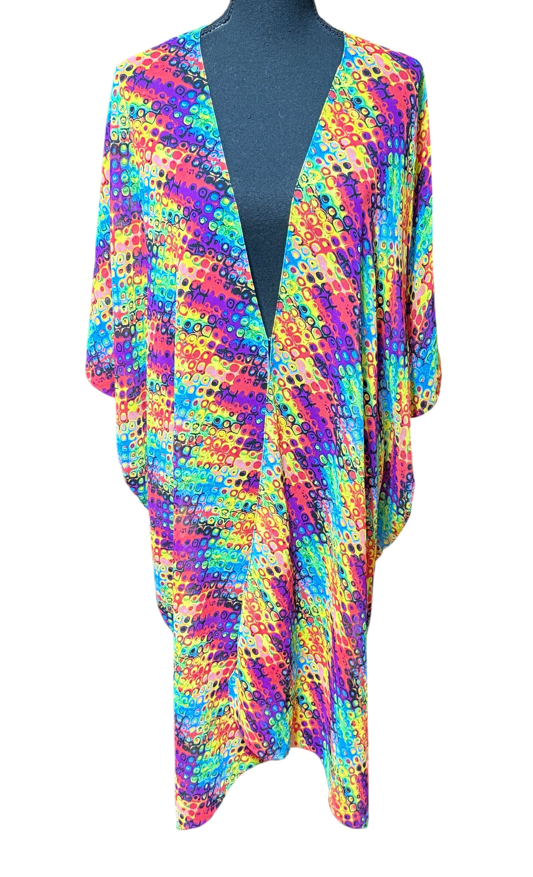 Moda Rainbow Sheer Duster OS