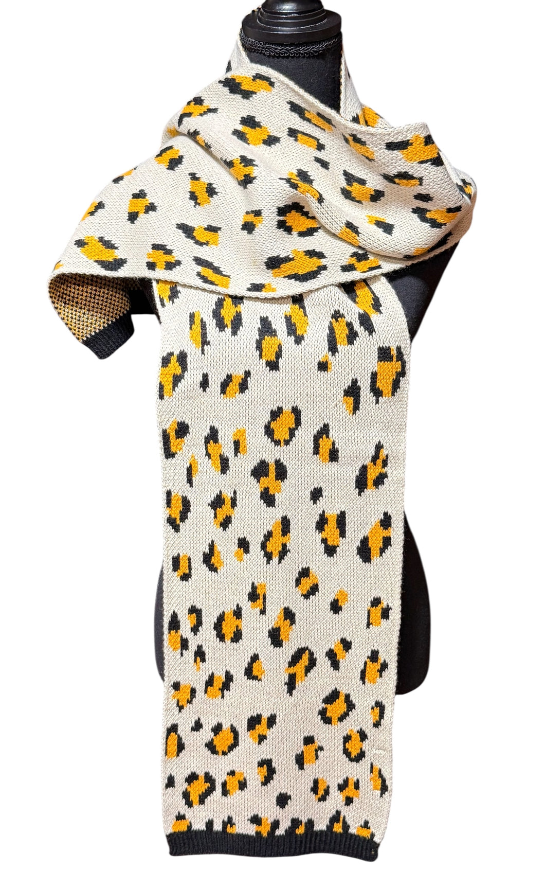 French Connection Animal Print Scarf