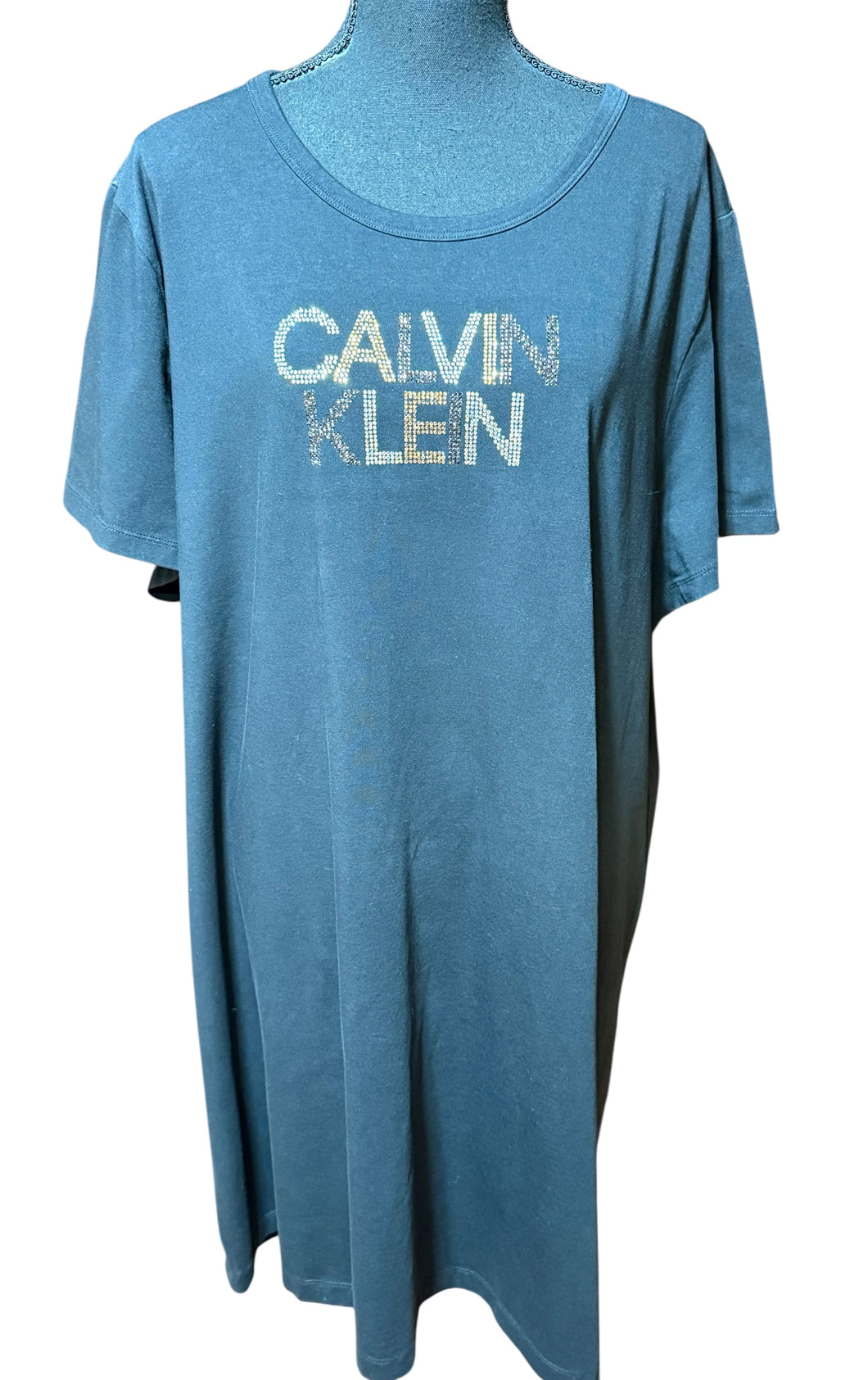 Calvin Klein T Shirt Dress Sz 3X
