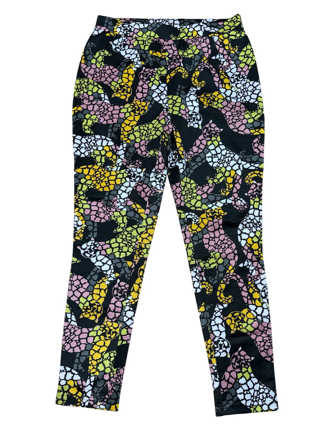 Ashley Stewart Animal Leggings Fit Sz 12/14