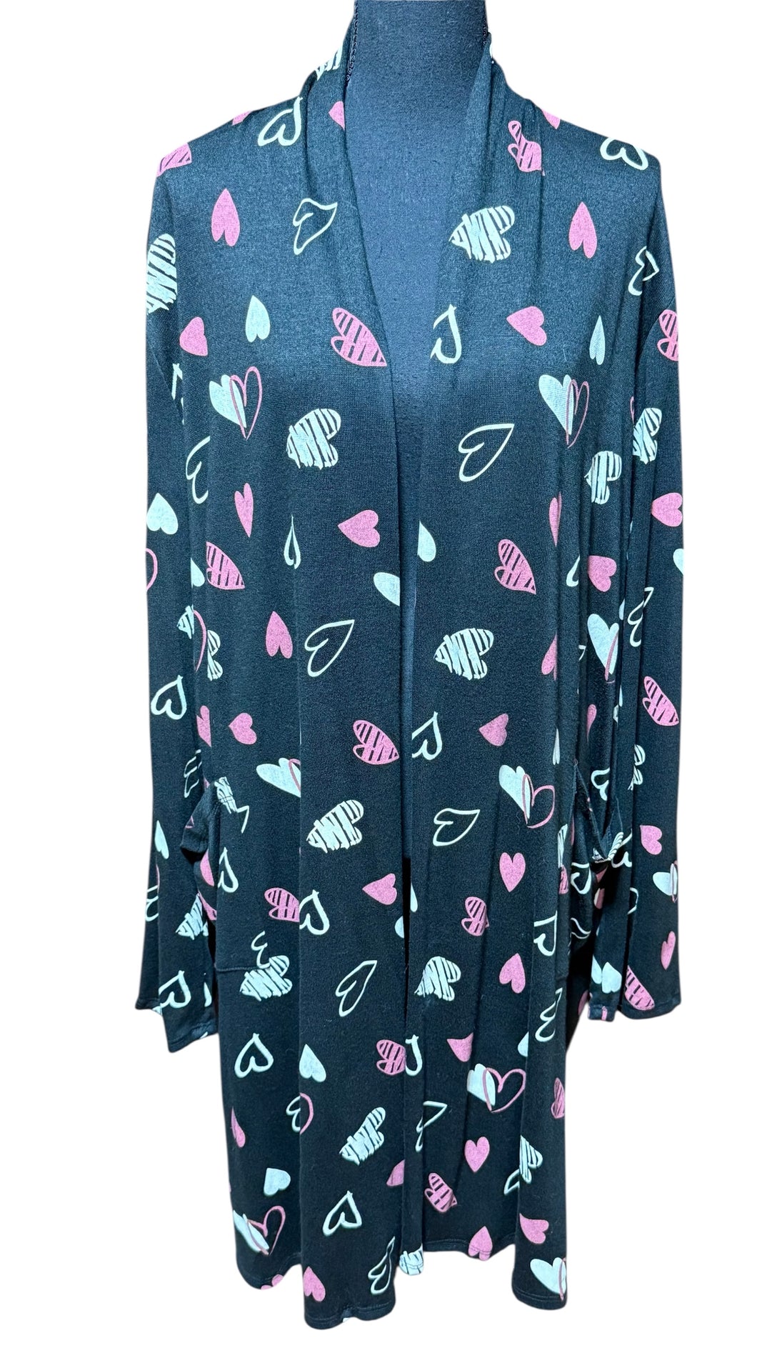 Heart Detail Duster Fit to 2X