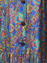 Load image into Gallery viewer, Vintage Leslie Fay Paisley Dress Plus Size 18
