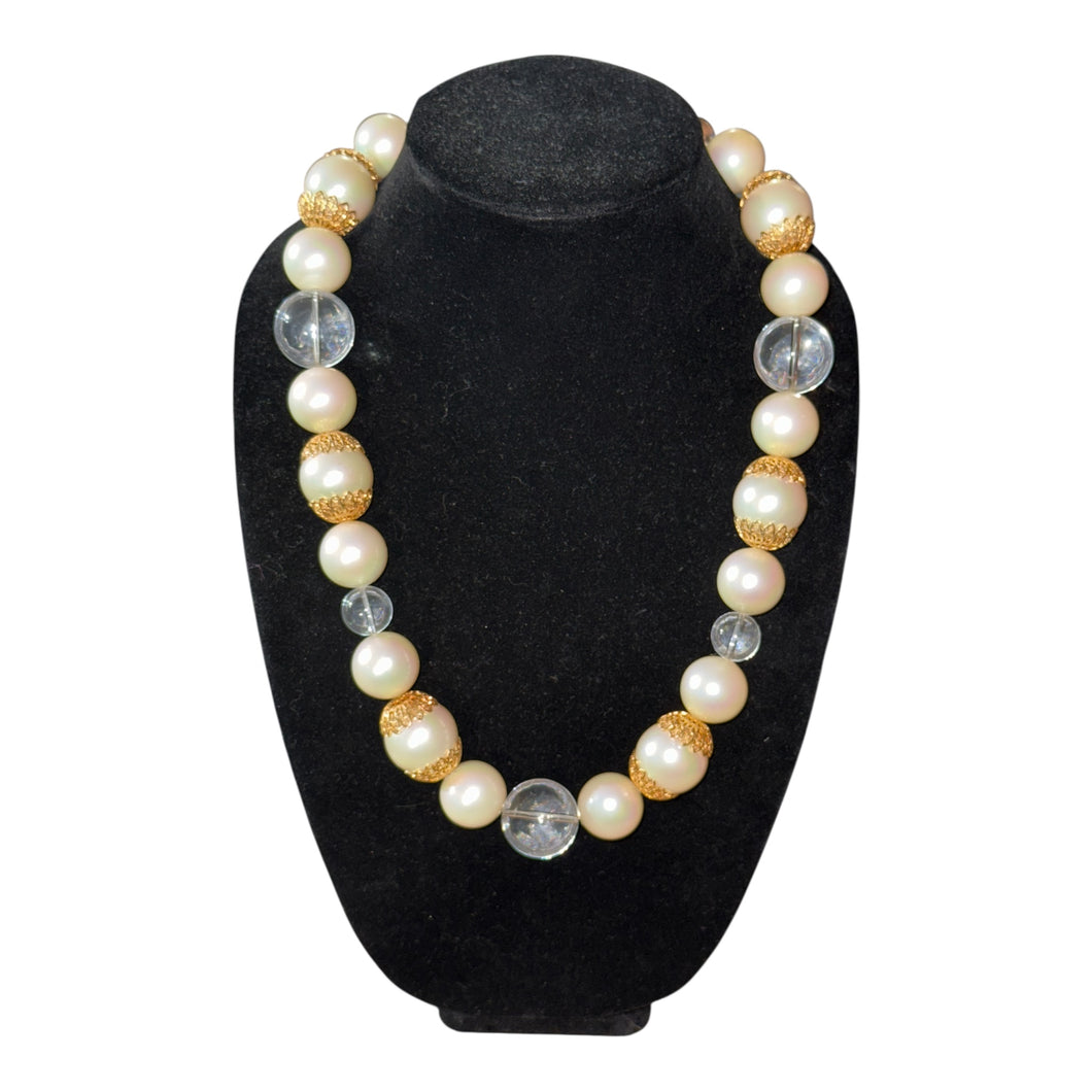 Vintage Faux Pearl Necklace