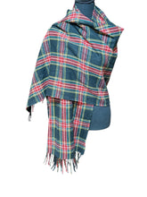 Load image into Gallery viewer, J Crew Black Plaid Scarf
