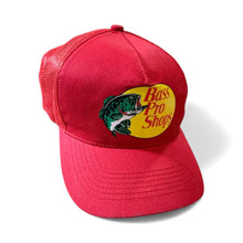 Load image into Gallery viewer, Bass Pro Shop Red Trucker Hat Cap SnapBack Adjustable Mesh
