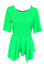Load image into Gallery viewer, NY &amp; Co Kelly Green Top Sz S
