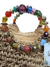 Load image into Gallery viewer, Cappelli Straworld Gemstone Handle Medium Purse
