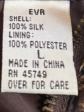 Load image into Gallery viewer, VTG EVR Div Rousso Silk Bomber Jacket Sz L
