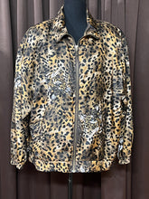 Load image into Gallery viewer, VTG EVR Div Rousso Silk Bomber Jacket Sz L
